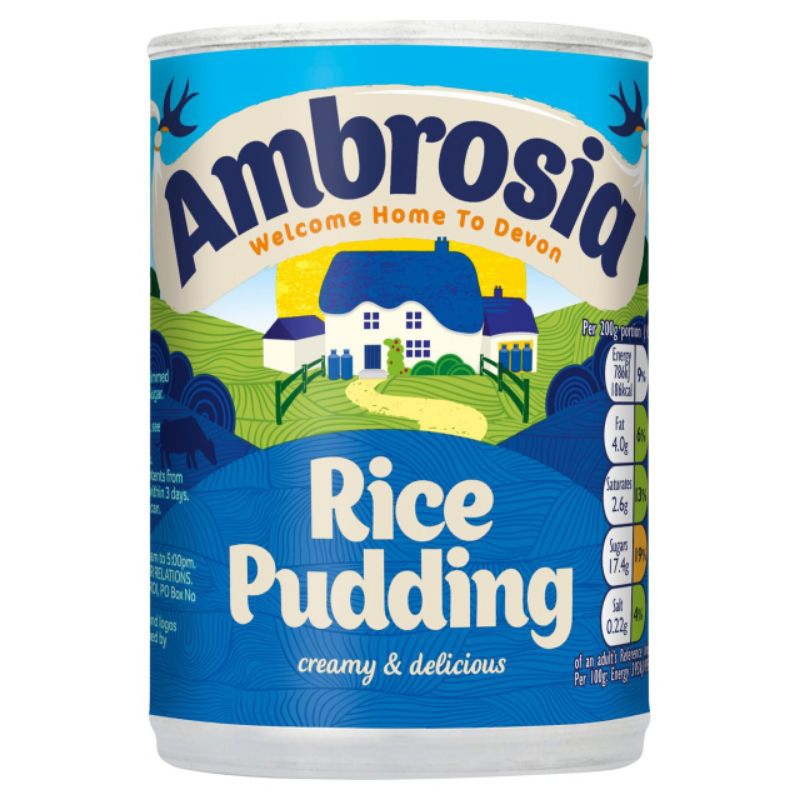 Ambrosia Rice Pudding 400g - แอมโบรเซียพุดดิ้งข้าว 400ก.