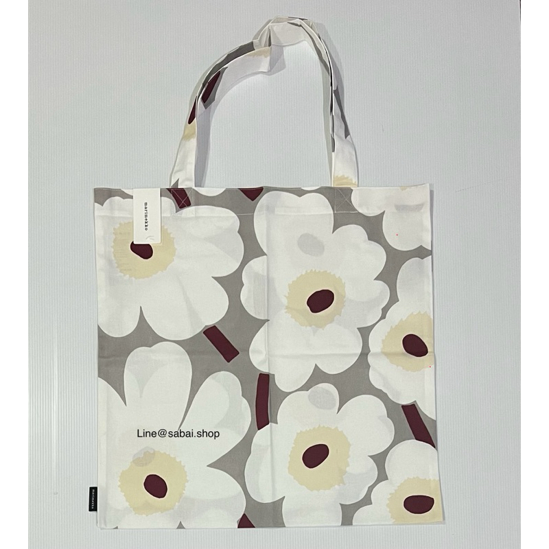 (ใส่ code>>15DD300ลด15%)Marimekko Totebag ของแท้100% หลายลายพร้อมส่ง