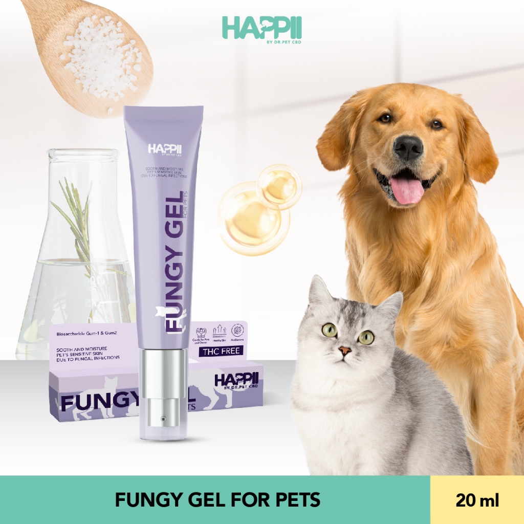 Happii Fungy Gel for Pets | เจลป้องกันเชื้อราสำหรับสัตว์เลี้ยง 20ml