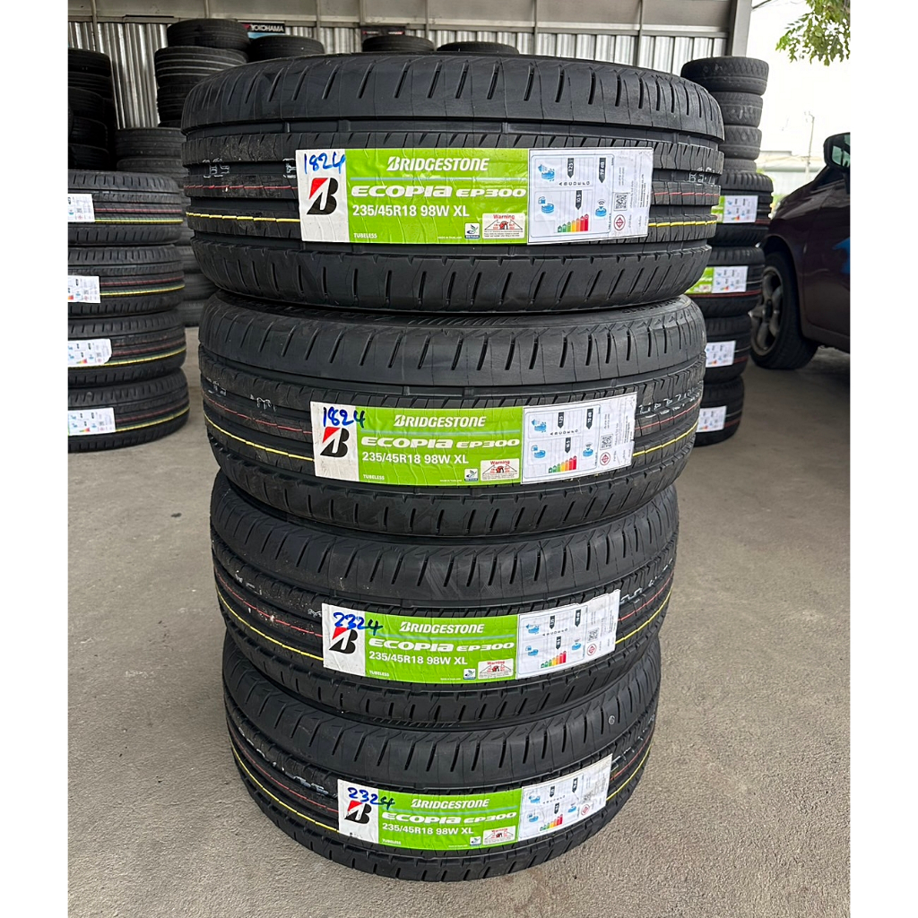 🔴 ยาง "#บริดจสโตน" Bridgestone Ecopia EP300 235/45R18 *** ยางใหม่ ปี 24 ***