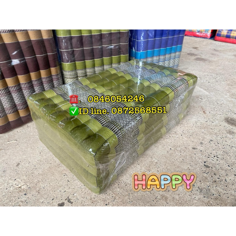 🔶ที่นอน4พับ 80ซมยาว 180ซม ลายขิดสวยงาม ยัดนุ่นแท้100% - รูปที่ 5