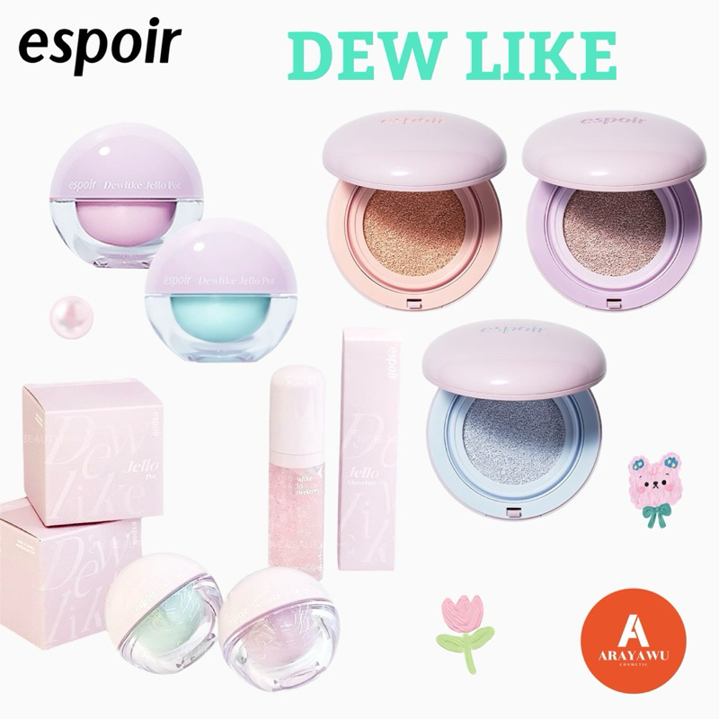 (✅แท้/พร้อมส่ง) ESPOIR DEWLIKE JELLO TONE UP CUSHION