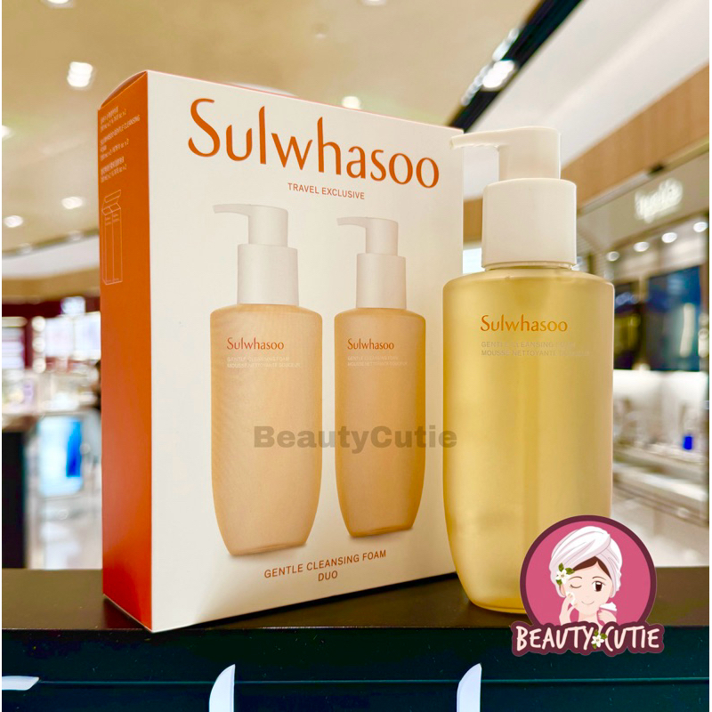 สูตรใหม่ Sulwhasoo Gentle Cleansing Foam 200 ml. ผลิตปี 2024 ป้ายคิง แท้ จาก King Power