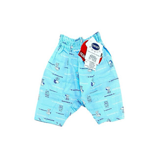 Enfant New Collection กางเกงเดี่ยว ผ้าป่าน ขาสามส่วน ผ้าบาง …