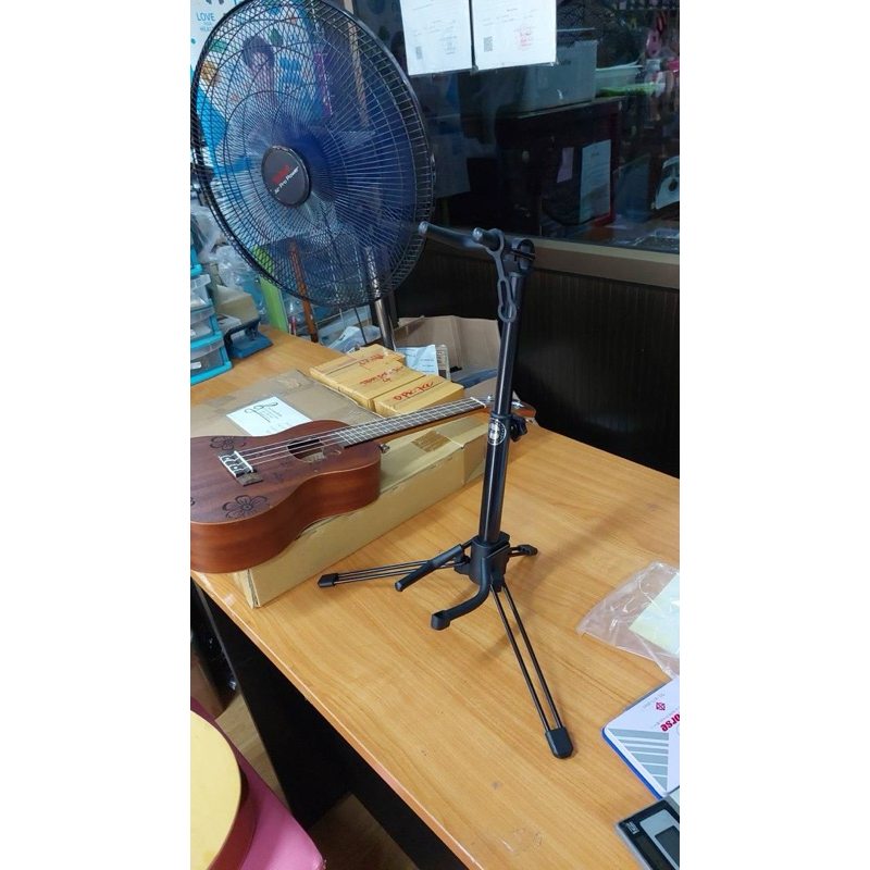ขาตั้ง ใช้วางไวโอลีนและวางอูคูเลเล่ได้ เนื้อเหล็กสีดำพับเก็บได้ราคา1อัน - รูปที่ 6