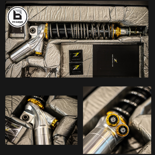 Mr.Balon โช๊คหลัง Zelioni Vespa Sprint HL Race Sport Silver.