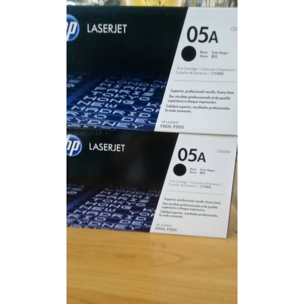 Original HP CE505A หมึกโทนเนอร์แท้ สีดำ LaserJet P2035/ P2035n/ P2050/ P2055/ P2055d/ P2055dn/ P2055