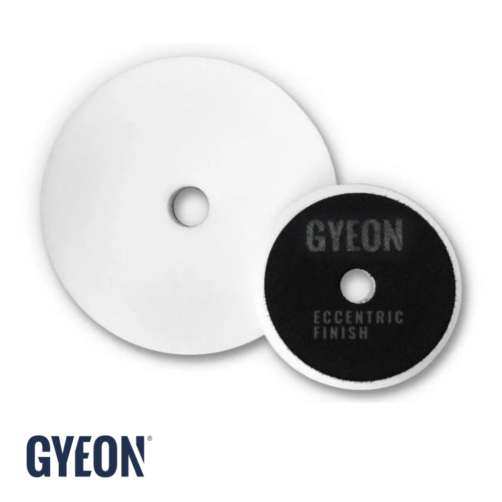 GYEON Q²M ECCENTRIC FINISH ฟองน้ำขัดสีรถ ฟองน้ำขัดชักเงา ลงแว็กซ์ สีขาว