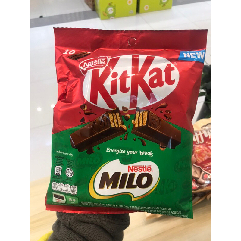 KitKat milo chocolate ช้อคโกเเลต คิดเเคทไมไล
