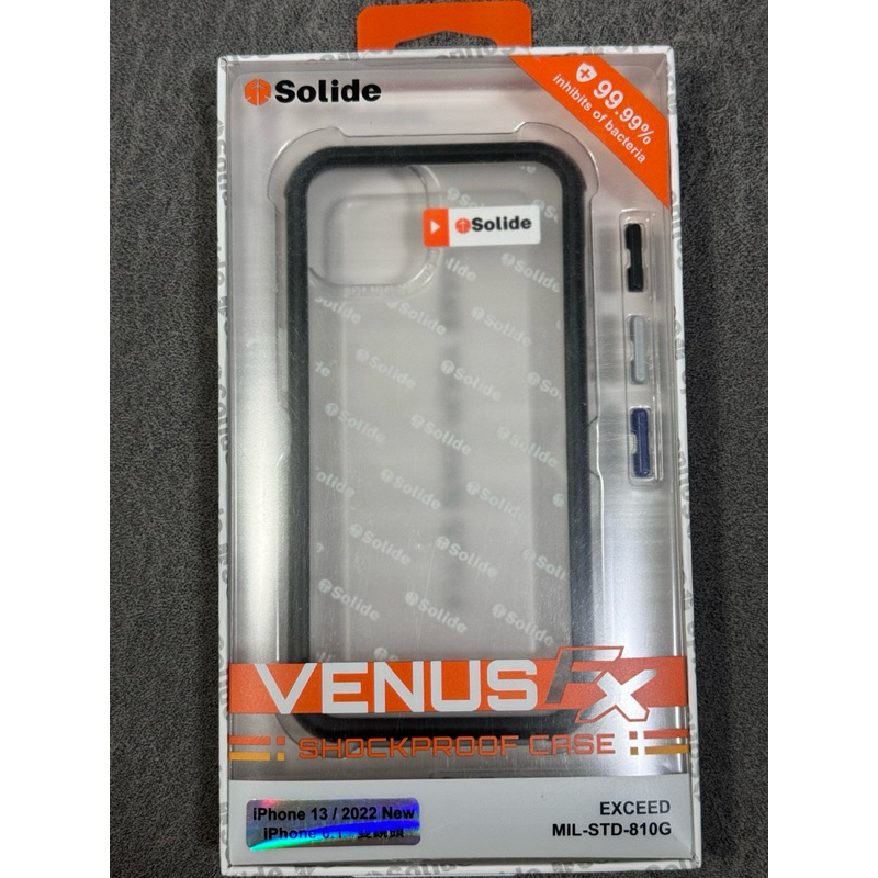 SOLIDE VENUS FX เคส IPHONE 14 / IPHONE 13 - PURE BLACK