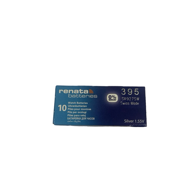 ถ่านนาฬิกา Renata 395 SR927SW ,927SW 1.55V Swiss Made ของแท้​ แบ่งขายจำนวน 1ก้อน
