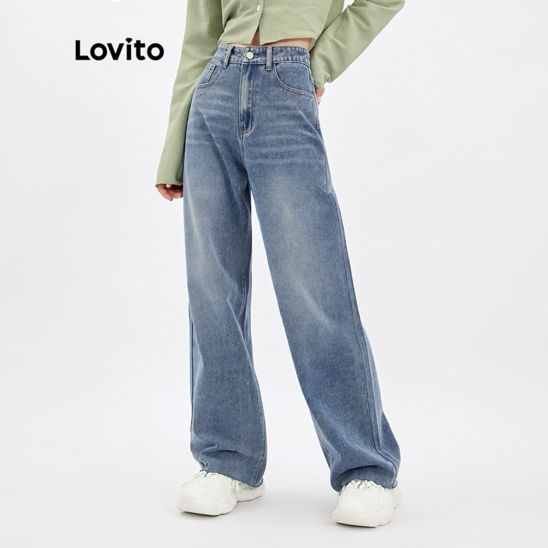 ส่งต่อกางเกงยีนส์ Lovito ของใหม่(ซื้อมาใส่ไม่ได้)