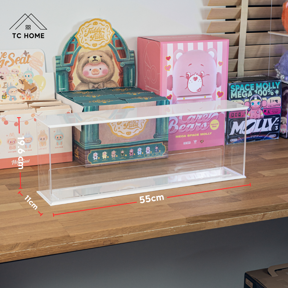 TC HOME ตู้โชว์ Macaron Labubu 6 รุ่น ฝาเปิดสไลด์ ใส่ได้ 6 ตัว กล่องใส่ลาบูบู้ ใส่ลาบูบู้ได้ทั้ง V1 V2 - PD062 - รูปที่ 7
