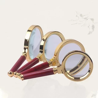 CRX แว่นขยาย แว่นขยายแบบ มือถือ แว่นขยายด้ามไม้ 10 เท่า 10x magnifying glass