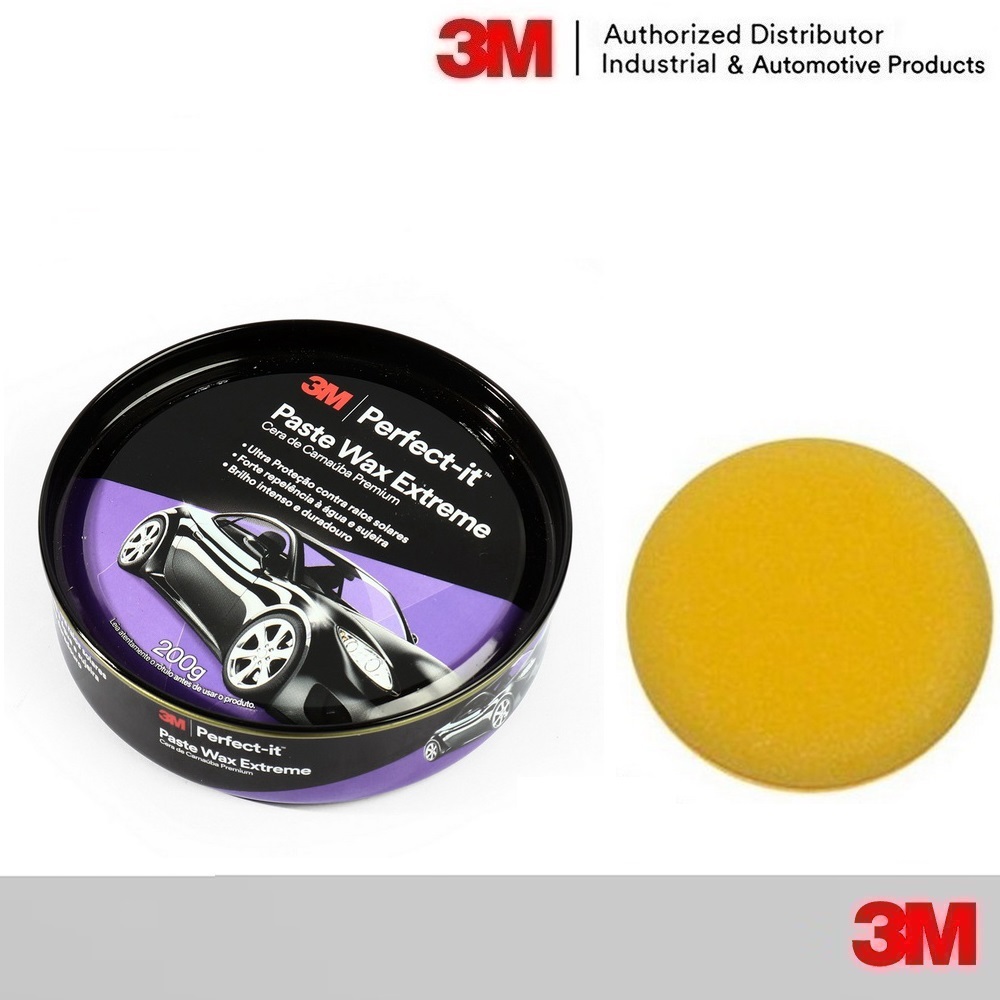 3M Paste Wax Extreme น้ำยาเคลือบเงา น้ำยาเคลือบรถคุณภาพสูง 200g. (ทดแทน PN 9030) แวกซ์เคลือบสีรถ Carnauba Premium