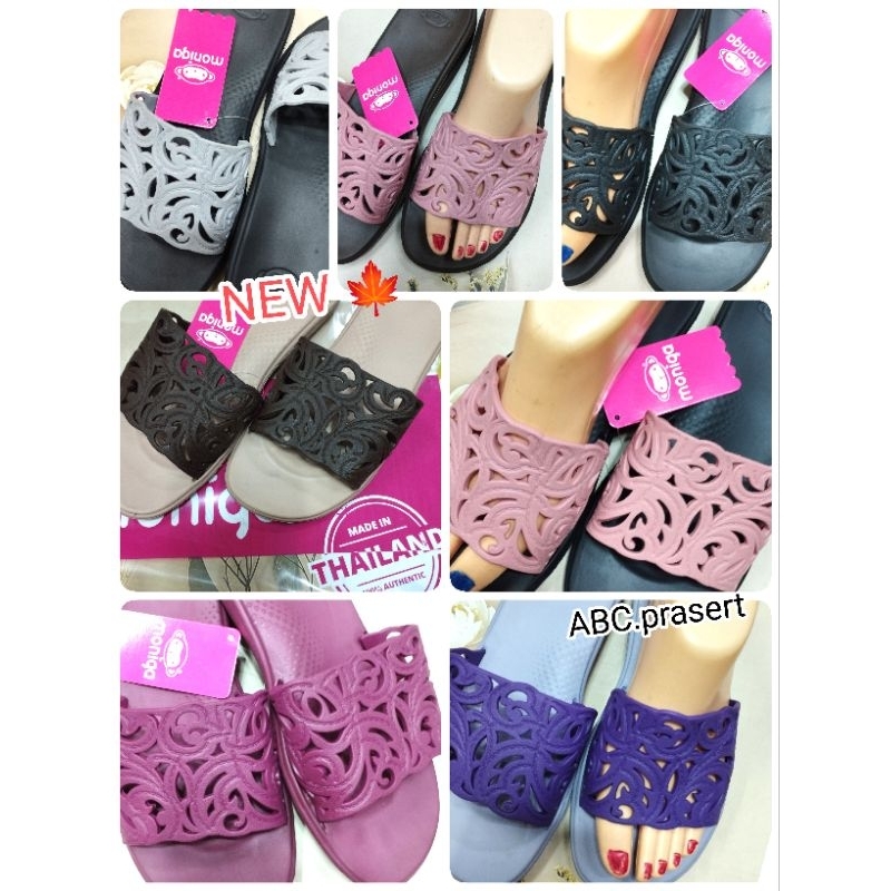 รองเท้า สวม MONOBO Moniga 4.3 ลายไทย สวมใส่สบาย