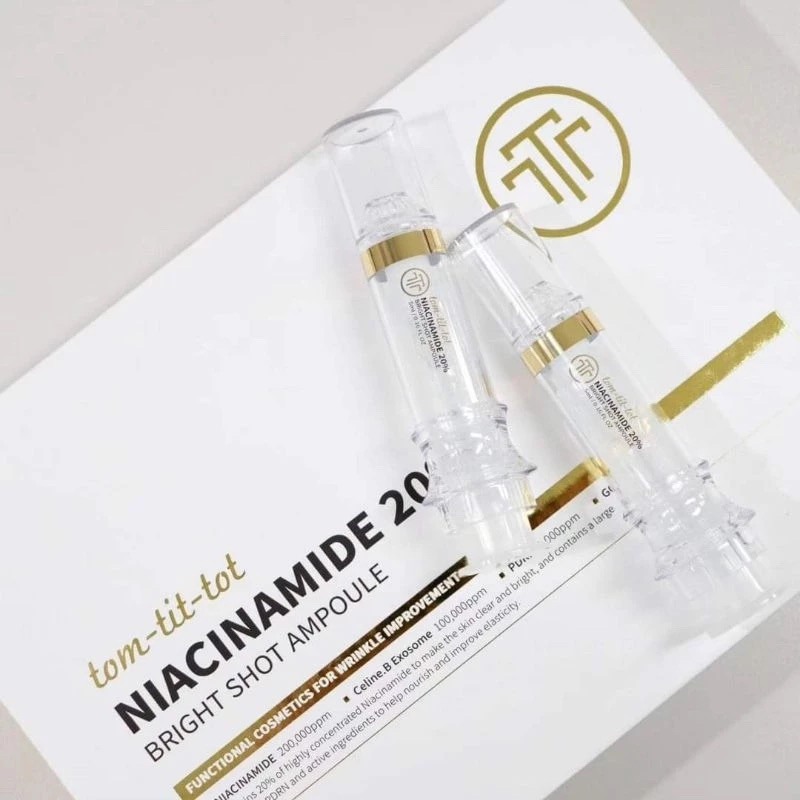 tom-tit-tot Niacinamide 20% Bright Shot Ampoule (5 ml) ลดฝ้า รอยดำฝังแน่น