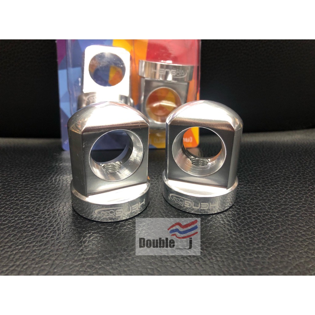 Heng หูโหลดโช๊คใส่เวฟ/ดรีม หูโหลดโช๊คหลังมอเตอร์ไซค์ ตัวโหลดโช๊คหลังเดิมงานอลูมิเนียม CNC แกน14 ราคาต่อคู่