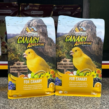 Farmland Canary Adventure อาหารสำหรับนกคีรีบูน 800g.