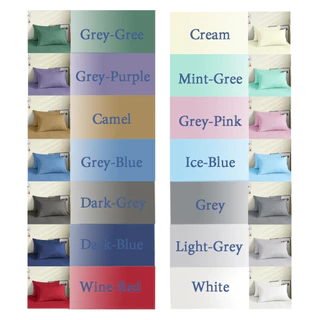ปลอกหมอน 19 x 29 นิ้ว (48 x 74 cm) ปลอกหมอนหนุน 1 ชิ้น 2 ชิ้น Pillowcase