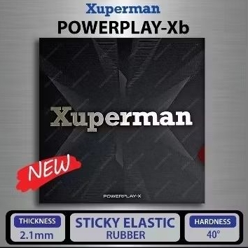 ยางปิงปอง Xuperman Powerplay-xb Neo(สีดำ)