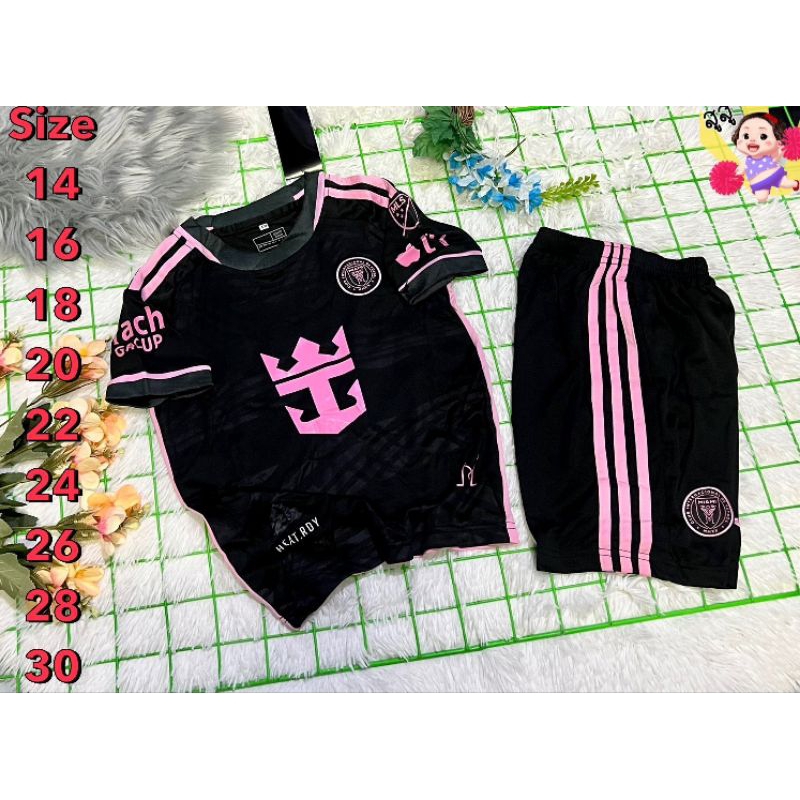 ชุดกีฬาเด็ก(เสื้อ+กางเกง)2-12 ปี ผ้าใส่สบาย ระบายความร้อนได้ดี