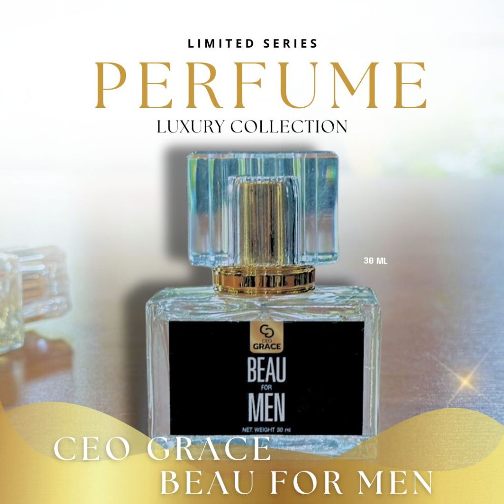 น้ำหอมสุภาพบุรุษ CEO GRACE  BEAU FOR MEN 30 ML.