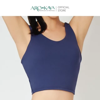 Arokaya Sports Bra เสื้อออกกำลังกาย สปอร์ตบรา รองรับแรงกระแทก มีฟองน้ำถอดออกได้ รุ่น Khloe - AB2103