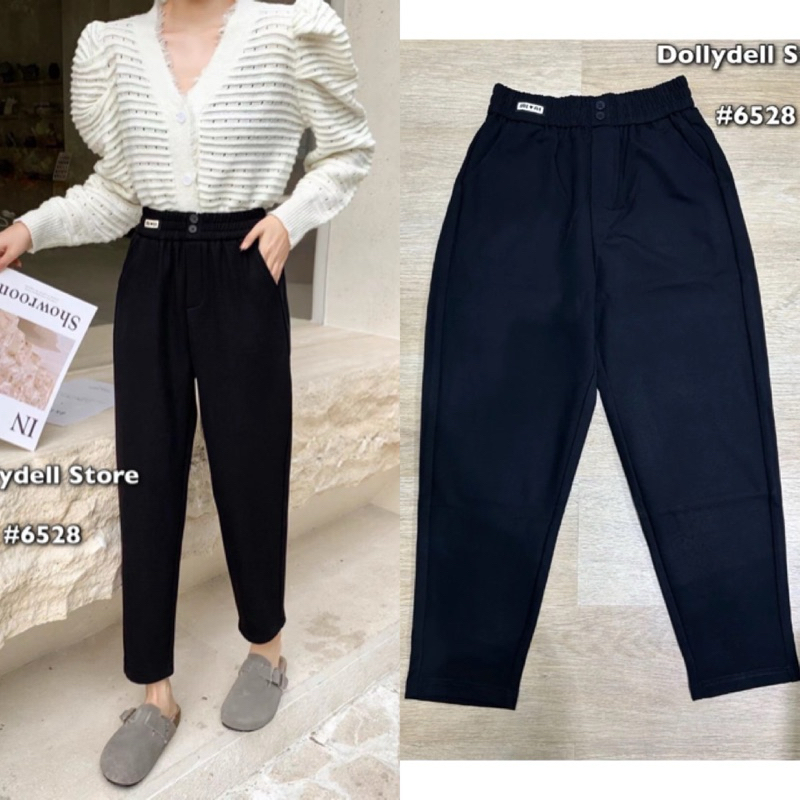 6528  กางเกง Dolly Dell สีดำ
