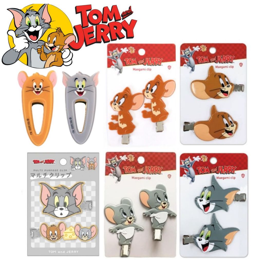 แท้ 100% กิ๊บ Tom and Jerry hair clip กิ๊บทอม กิ๊บเจอร์รี่