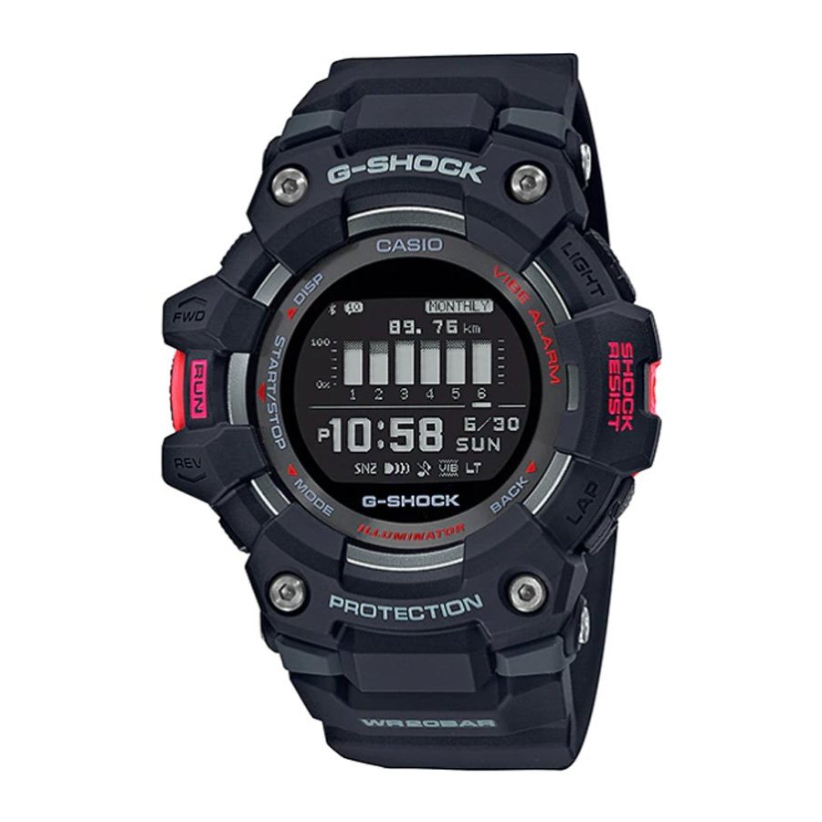 Casio G-Shock นาฬิกาข้อมือผู้ชาย สายเรซิ่น รุ่น GBD-100-1 - สีดำ
