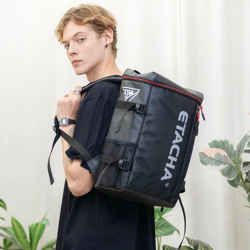 กระเป๋าเป้แบรนด์ ETACHA ทรงถัง จากบริษัท PTT