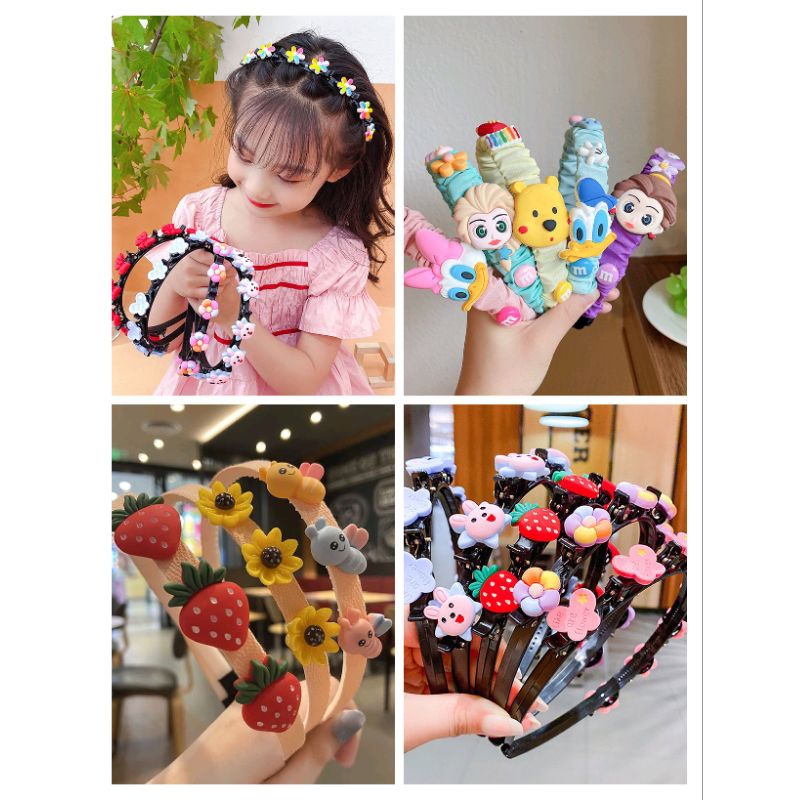 A114 [พร้อมส่งจากไทย] ยางรัดผม ที่คาดผมเด็ก