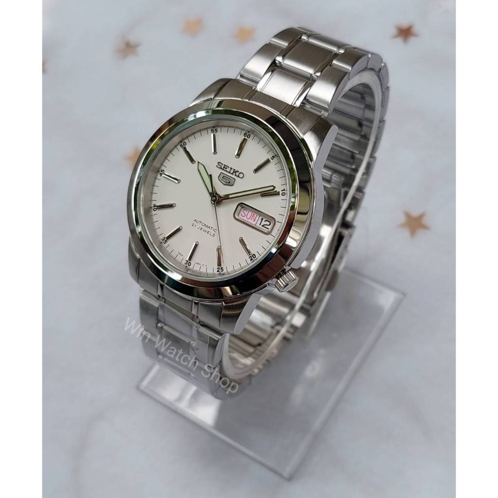 นาฬิกา Seiko Automatic รุ่น SNKE53K1 ,SNKE51K1,SNKE49K1 นาฬิกาผู้ชาย สายแสตนเลส ของแท้ 100% ประกัน1ปีเต็ม