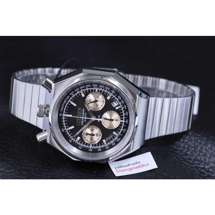 (ประกันศูนย์ไทย) นาฬิกา Citizen Tsuno Chronograph Quartz รุ่น AN3700-54E