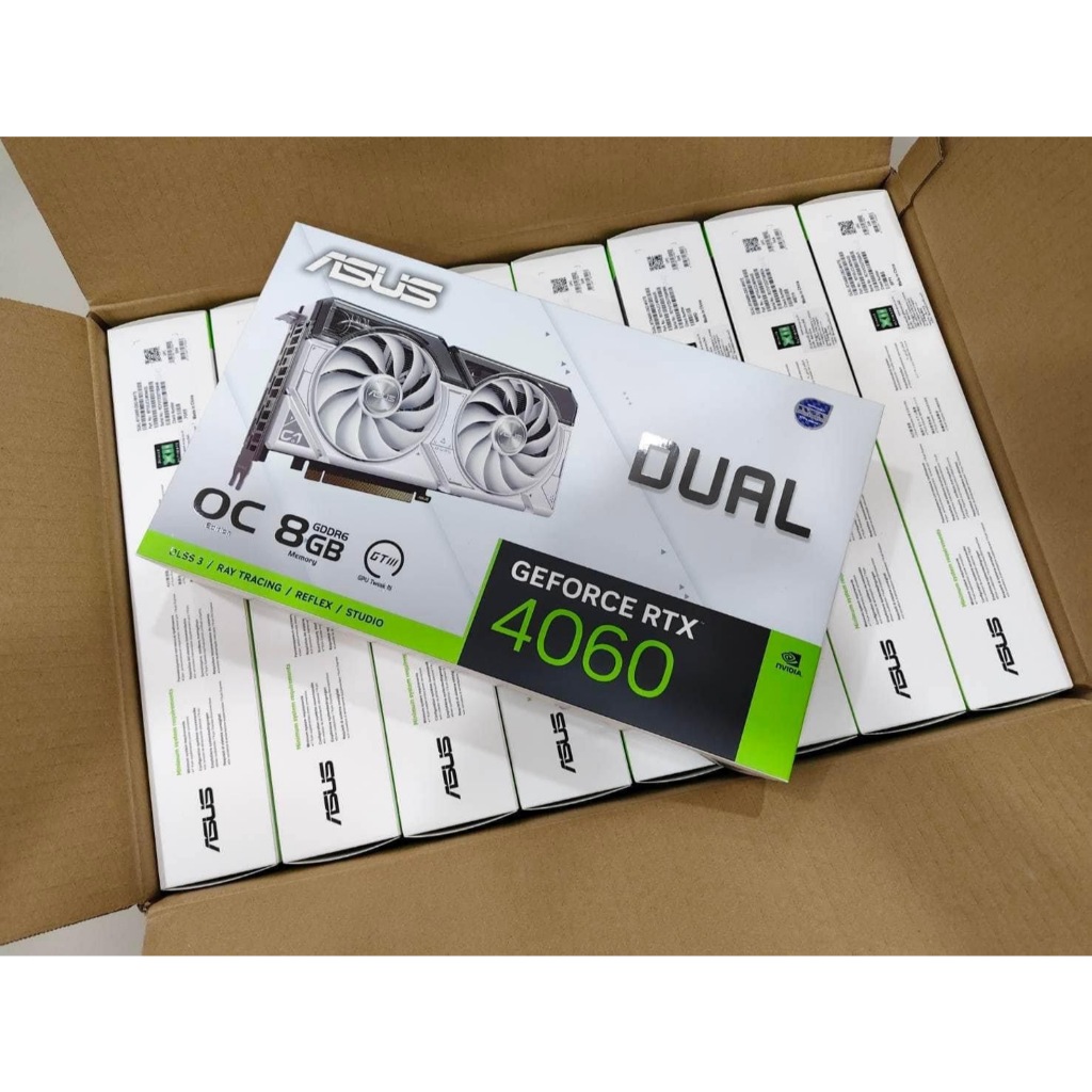 RTX4060 Asus Dual White OC Edition 8GB ของใหม่ประกันไทย