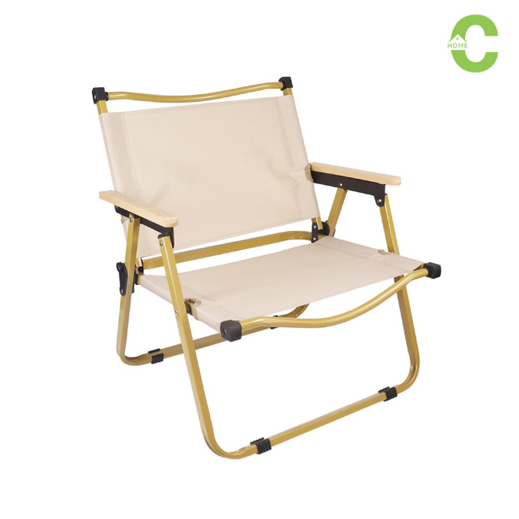 HOMEC เก้าอี้เเคมปิ้ง เก้าอี้สนาม camping chair พับเก็บได้ น้ำหนักเบาพกพาสะดวก 2สี 2ขนาด รับน้ำหนักได้ถึง 120kg.