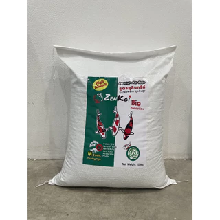 ZenKoi Bio อาหารปลาคาร์ฟ สูตรจุลินทรีย์ กระสอบ 10 Kg. ย่อยง่าย การดูดซึมสูง