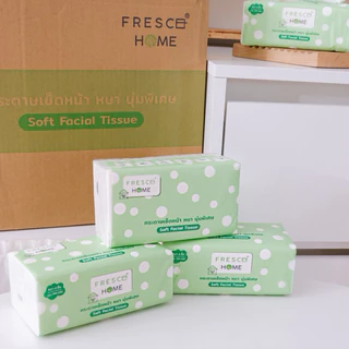 [ใหม่] Frescohome กระดาษทิชชู่ หนา4ชั้น ทิชชู่ยกลัง หนานุ่ม เช็ดหน้าได้ GB/T20808