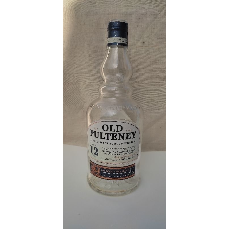 ขวดเปล่า OLD PULTENEY aged12years 700ml. ไม่มีฝา สภาพสวย