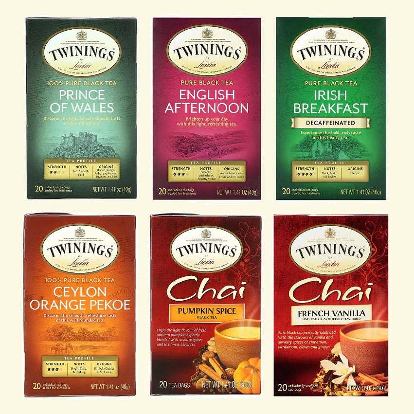 พร้อมส่ง Twinings Black Tea บรรจุ 20 ซอง ขนาด 1.41 ออนซ์ (40 ก.)