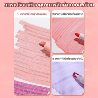 ปากกาไฮไลท์ กากเพชร 4 สี ตรา Oniso โอนิโซะ รุ่น 7621 แห้งไว ไม่เลอะมือ เน้นข้อความ nebula color