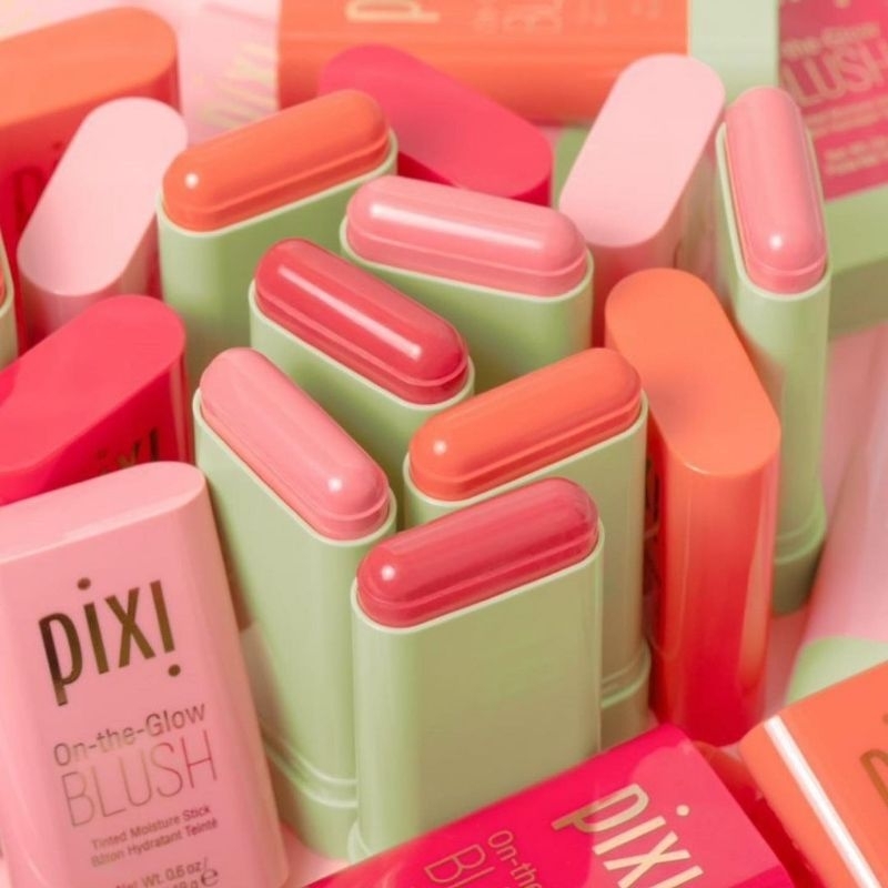 แท้/พร้อมส่ง/นำเข้า Pixi BeautyOn-the-Glow Blush บลัชออนสำหรับแก้มและปาก 19 กรัม