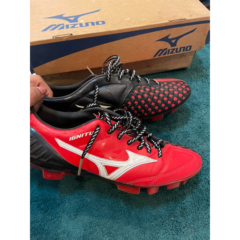 รองเท้าสตั๊ด Mizuno Wave Ignitus 4 KL "High Risk Red"