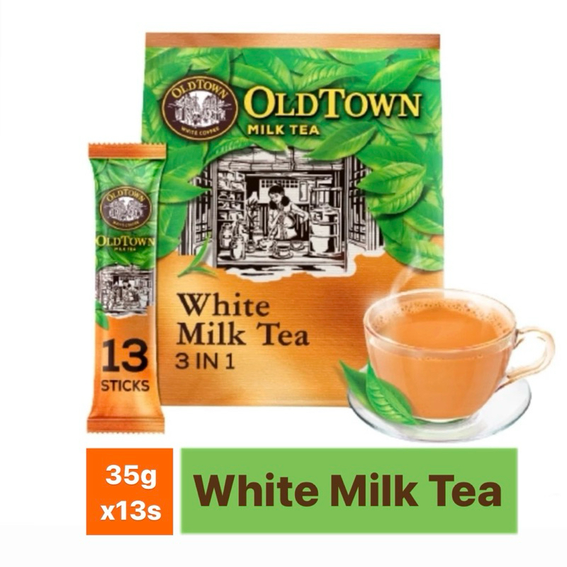 ชานม โอลด์ทาวน์ OLD TOWN 3 IN 1 Tea White Milk, นำเข้าจากมาเลเซีย ฮาลาล