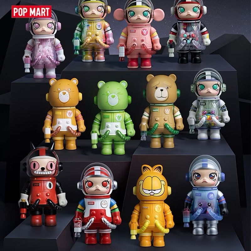 (จุ่ม) POP MART MEGA SPACE MOLLY 100% V3 anniversary series molly space v3 molly space 100% v3 Rando