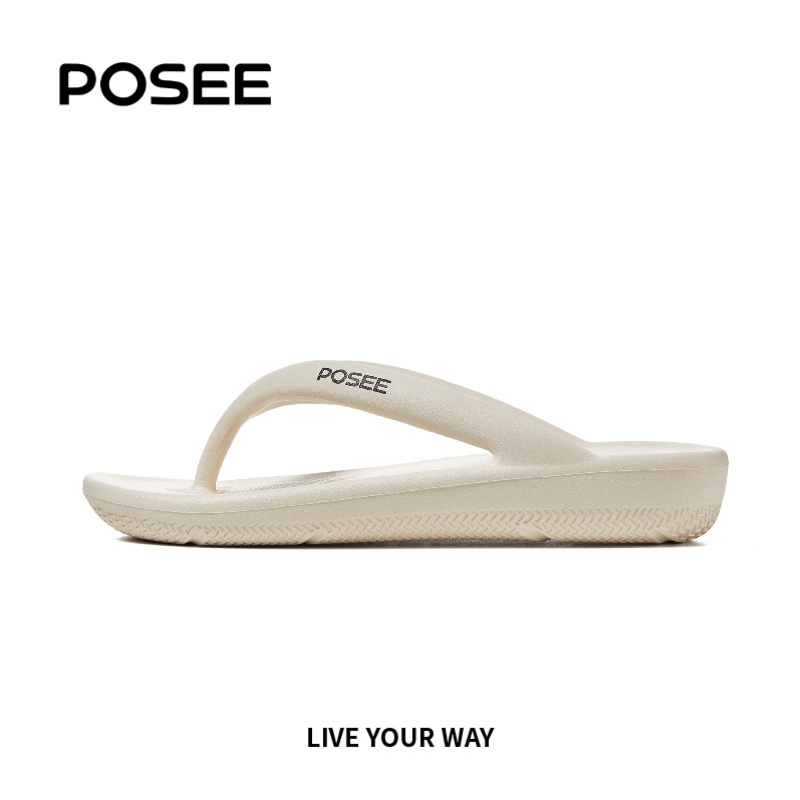 【New Arrival】POSEE EVA รองเท้าแตะลายเจลลี่ น้ำหนักเบา และเด้งดึ๋ง พื้นหนา พื้นกันลื่น ดีไซน์เป็นกลางตามเพศ P3249401
