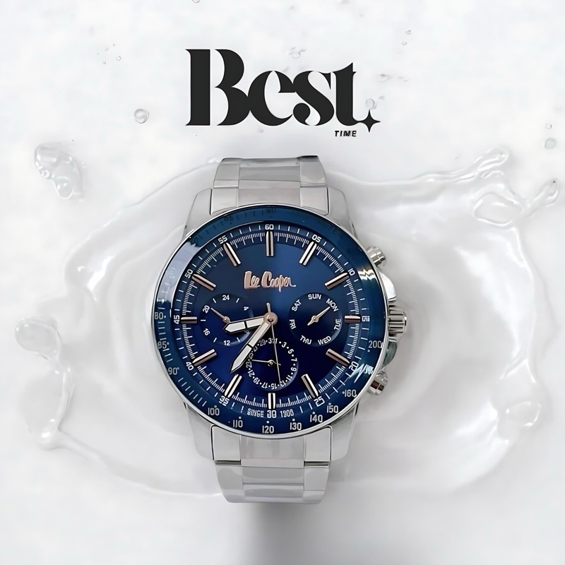 นาฬิกาข้อมือ LEE COOPER FW19 MALE 43 MM SKU : LC06882.390 ประกันเครื่องและถ่าน 9 เดือน อุปกรณ์ กล่อง