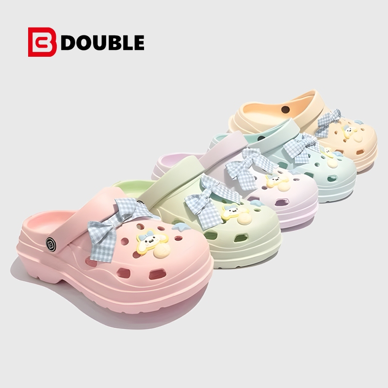 รองเท้าแตะกันลื่นผู้หญิง รองเท้าหัวโต กันลื่น ก้นหนา น่ารัก  ​น้ำหนักเบา สวมใส่ส