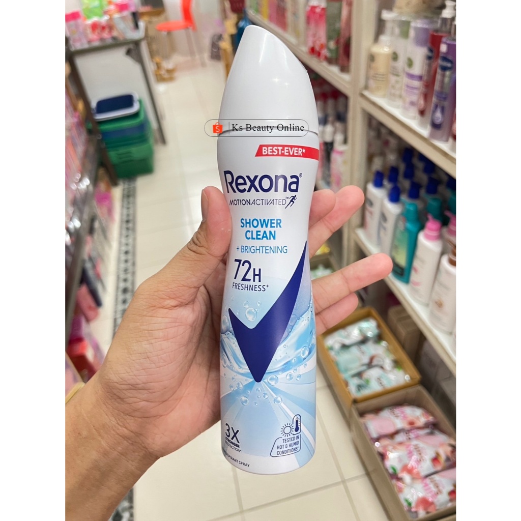 เรโซนา สเปรย์ระงับกลิ่นกาย กลิ่นชาวเวอร์คลีน Rexona Spray 135 มล.